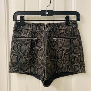 Snake Pattern Shorts